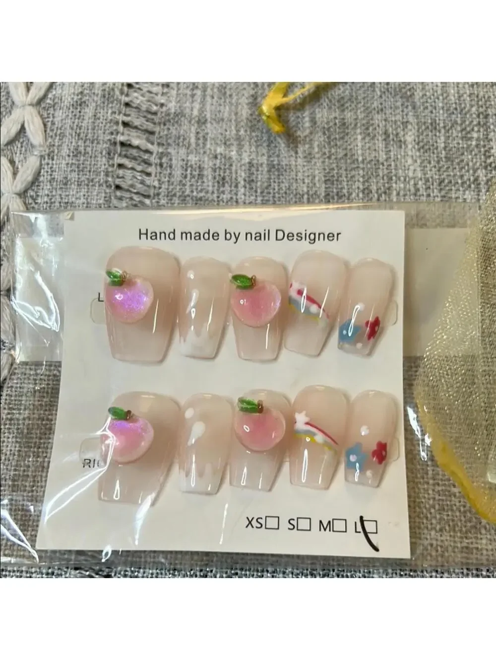 Floral Handmade Nail Art Set with Tools